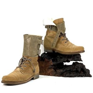 ALLSAINTS | DAMISI | 2toned leather | Moto | Boot